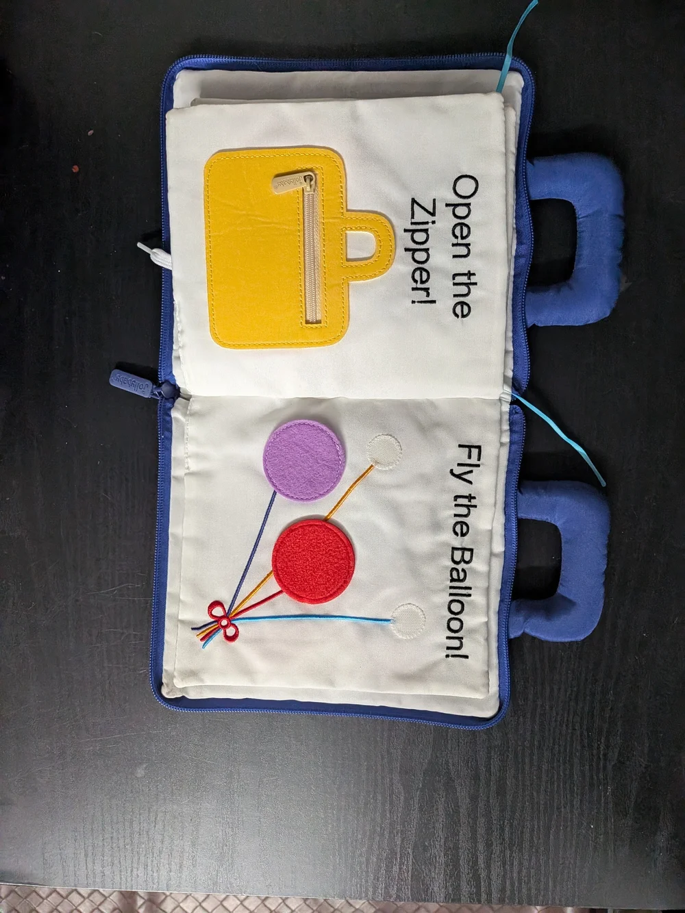 Blue 'My Quiet Book' Kids Soft Activity Bag